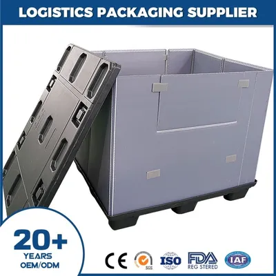 China Collapsible Foldable Plastic Pallet Box with Quick Lead Time