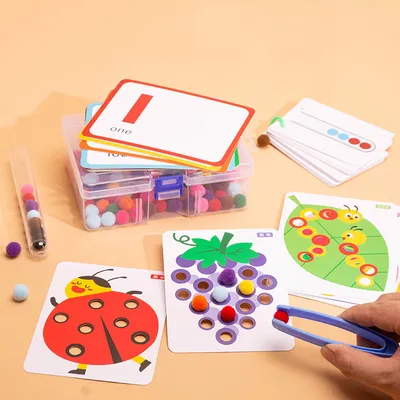 Factory POM-POM Clipping Set DIY Toys for Kids