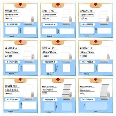 Shenzhen Origin Plastic Thermal Roll Labels Sticker Label M110-3030r