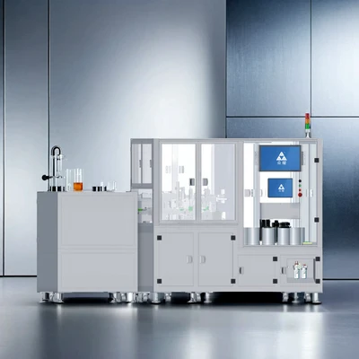 High-Speed Connector Assembly Equipment with Industrial Gray Finish and Testing Features