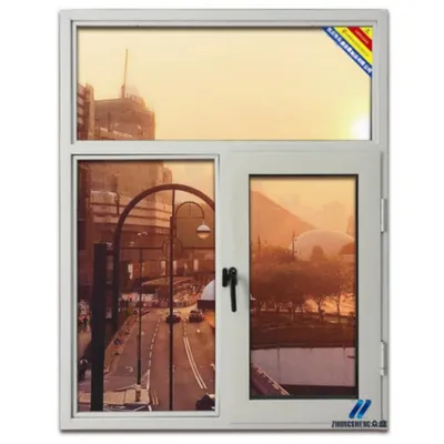 Custom Fixed Fire Resistant Window Steel & Aluminum Frame