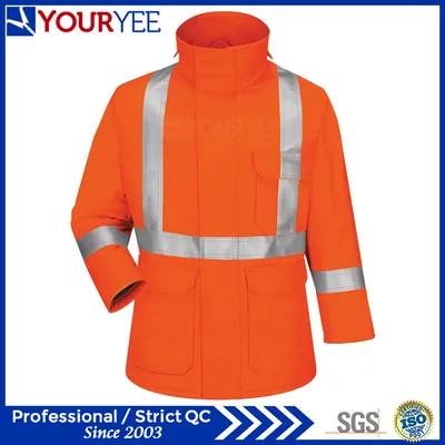 Cheap Custom High Visibility Flame Resistant Jackets Factory & Supplier (YZJK119)