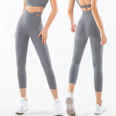 New Arrival Eco Friendly Slim Sweat Pants Women Sport Leggings Fitness Yoga Pants Wholesale Workout Clothing Factory