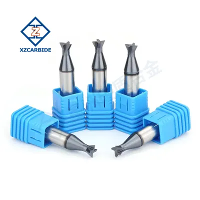 Carbide Dovetail Cutter End Mills T-Slot Cutting Tool for Metal