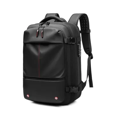 Fashion Waterproof with Vacuum Tsa Lock Laptop Travel Vacuum Compression Backpack