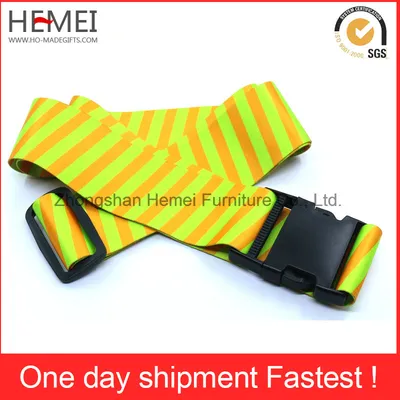 Customized Printed Travel Polyester Strap Luggage Belt