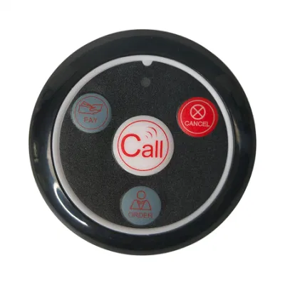Wirelesslinkx Wireless Waiter Call Button Restaurant Pager Transmitter 433MHz Call Bell for Hookah Bar Cafe Service Call