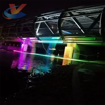 Outdoor Indoor Decorative Musical Digital Water Curtain Fountain with LED Light and Dancing Symbol Letter