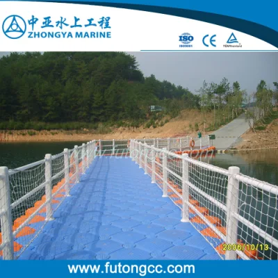 Grey Color Floating Pontoon Cubes Plastic Floating Bridge