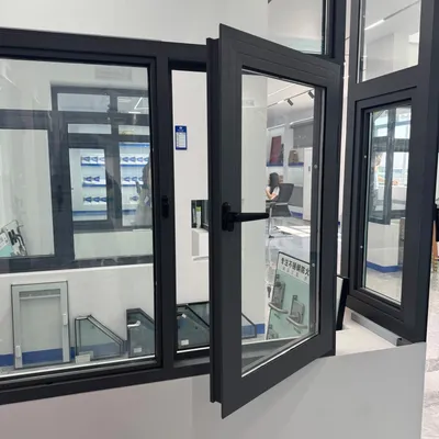 Manual Opening Movable Fire Resistant Building Window