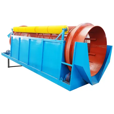 2025 Fixed Screenable Sawdust and Sand Compost Rotary Sieve Composting Rotary Sieve Trommel Screen Stone Trommel Sieve Factory for Sale