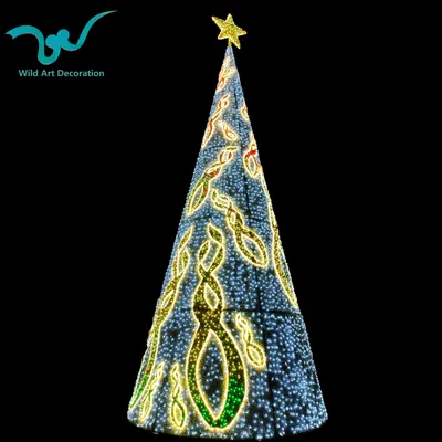 40 FT LED Lighting Giant Christmas Tree for Christmas Decoration Outdoor