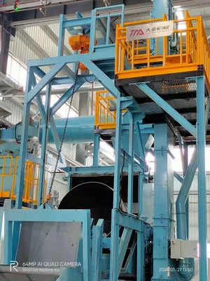 Taa Brand Drum Type Shot Blasting Machine Small Thin Steel Castings