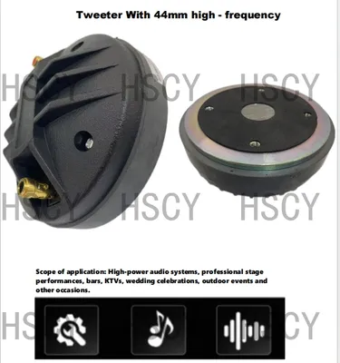 44mm Titanium Diaphragm Speaker Driver for Superior Audio Experience