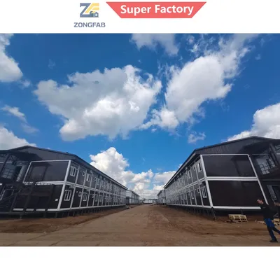 Construction Site Project Camp Accommodation Housing Flat Pack Prefab Modular Container Building Housing Disaster Relief Emergency Shelter Campsite Camp Project