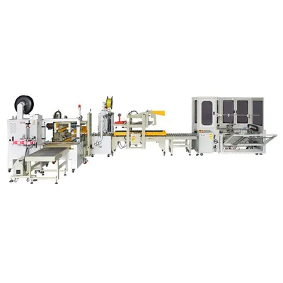 Global Standard Industrial Grade Heavy Duty Vertical Case Erector Unboxing Machine