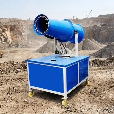 100m Long Shot Dust Suppression Fog Cannon Equipment High Pressure Fog Cannon