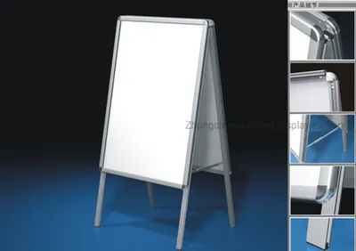a Poster Stand Snap Aluminum Frame Double and Single Sides Poster Stand