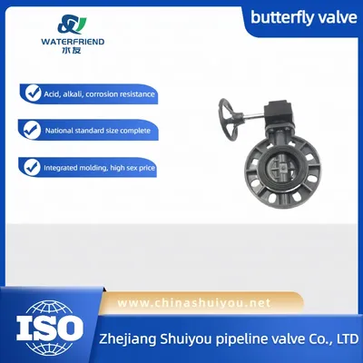 Durable PVC Butterfly Valve for Water Supply Systems