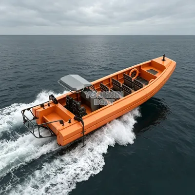 760 Foam Collar Aluminum Rib Boat Factory Made Aluminum Rhib Boat for Marine Environmental Monitoring Boat