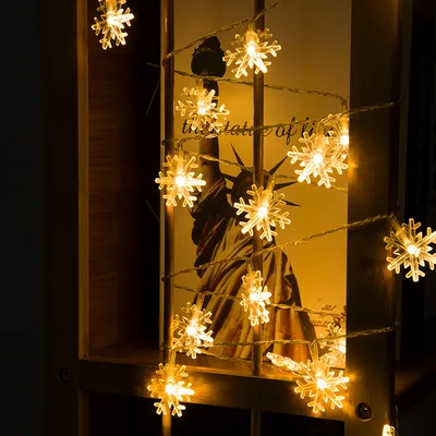 LED Snowflake Festive Atmosphere Decorated Christmas Light Strings