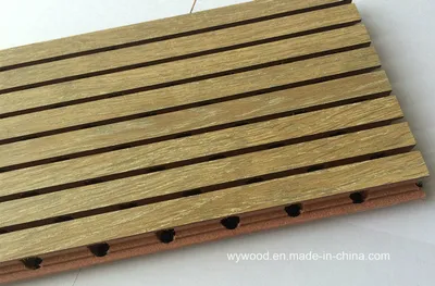 High Pressure Laminate Finish Groove Acoustic Panel