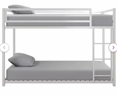 Royal Interiors Pilio Single Metal Bunk Bed Bottom Frame