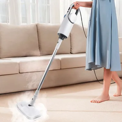 High Temperature Low Noise Portable Handheld Cyclone Steam Vacuum Mop Carpet Cleaner Steam Mop with Removable Water Tank