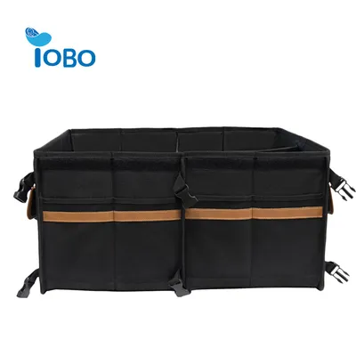 New Black Large Capacity Foldable Car Trunk Organizer with Foldable Cover