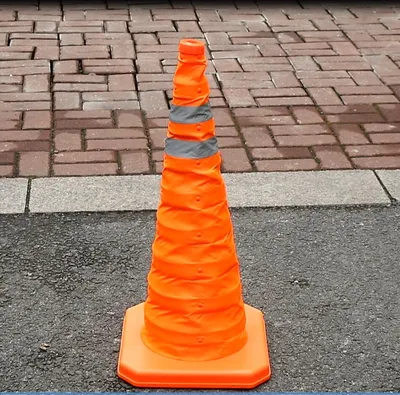 Reflective Road Plastic Cone, Retractable Traffic Cone (JM207C)