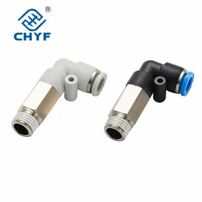 Pneumatic Connecting Quick Plug Thread Pll Extended Elbow Fitting Pll4-M3/Pll4-M5/Pll4-M6 Airtac-Type