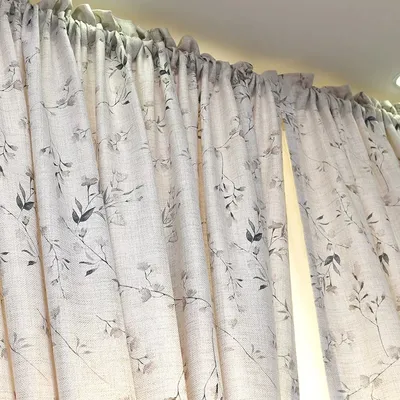 Digital Print Sheer Fabric Designed Pattern Curtain