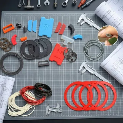 China OEM/ODM Custom Rubber Silicone Gasket Factory Seals Strips and Sealing Kits Manufacturer