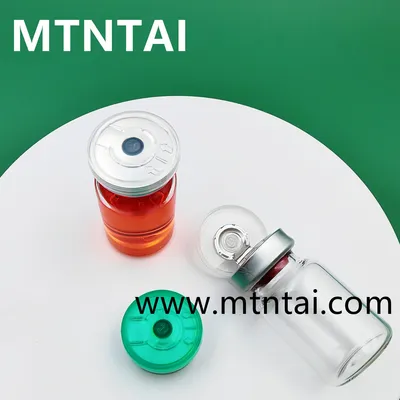 Aluminum Tear off Caps 20mm in Translucent Color
