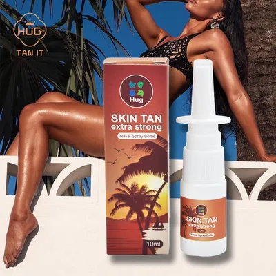 UK Hot Sale Double Extra Strong Luxe Tan Skin Nasal Tanning Spray Self Tanner with Good Reviews