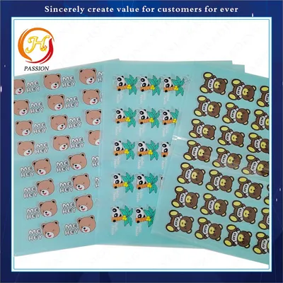 Shoes Materials Free Sample Custom Printing A3 Self Adhesive Sticker for EVA PVC PU Shoes