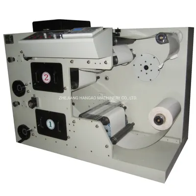 Ry320 2 Color Water-Based Ink Printing Flexo Label Printing Machine