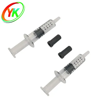 1ml Luer Lock Glass Syringe Packaging Colorful Plunger with Custom Printing