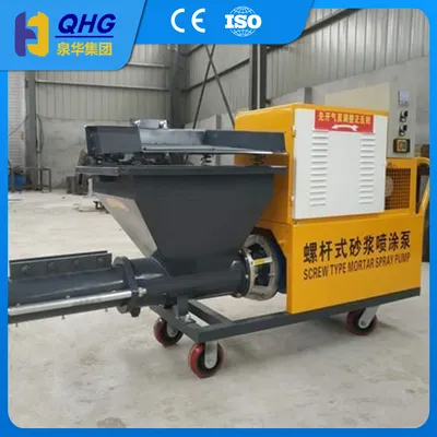 High Quality Automatic Wall Mortar Spraying Machine with Prime Quality
