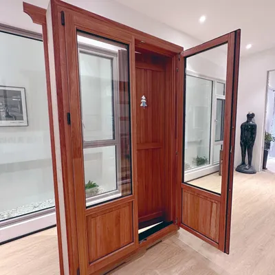 Sturdy Built Wood Double Hung Windows for High Value Real Estate