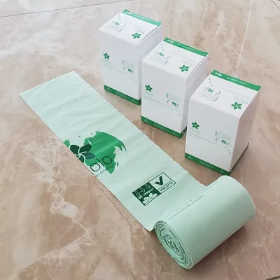 En 13432 Trash Bag with TUV Certificate Compostable Bag