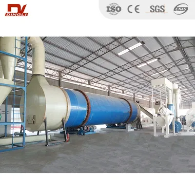 High-Efficiency Rotary Drum Dryer for Biomass and Wood