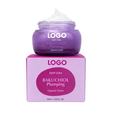 Bakuchiol Plumping Capsule Cream Firming Lifting Anti Wrinkle Face Cream