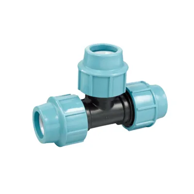 PP Tee Italy Compression Pipe Fittings for Irrigation