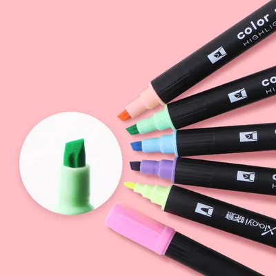 China OEM Custom Cheap Highlighter Marker Pan Set Low MOQ