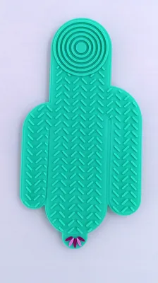 Silicone Wash Basin-Cactus Tree Shape, with Suction Cup Base