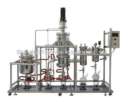 Ethanol Extraction Recovery Line Downstream Hemp Oil Distillate Production Wiped Film Equipment