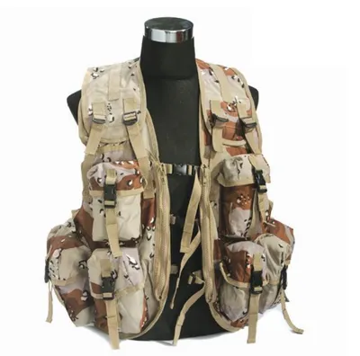 (CB10464) Outdoor Molle Assault Safety Security Hunting Camouflage Combat Tactical Vest