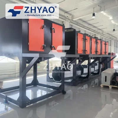 Zhyao China Direct Supplier for Iron Cabinet Plates Manual/Automatic Powder Coating Line
