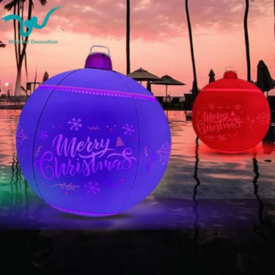 Waterproof Lighting Inflatable Christmas Balls for Outdoor